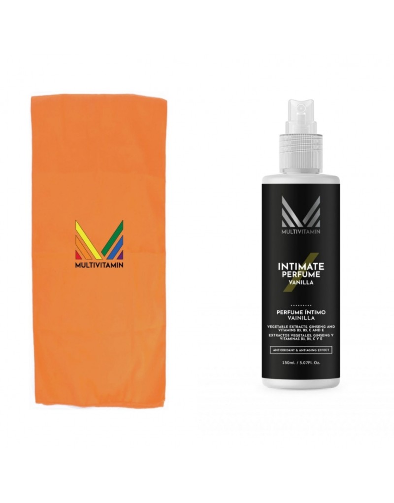 Pack perfume íntimo + toalla para gimnasio Multivitamin.