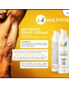 Características crema íntima masculina Multivitamin.